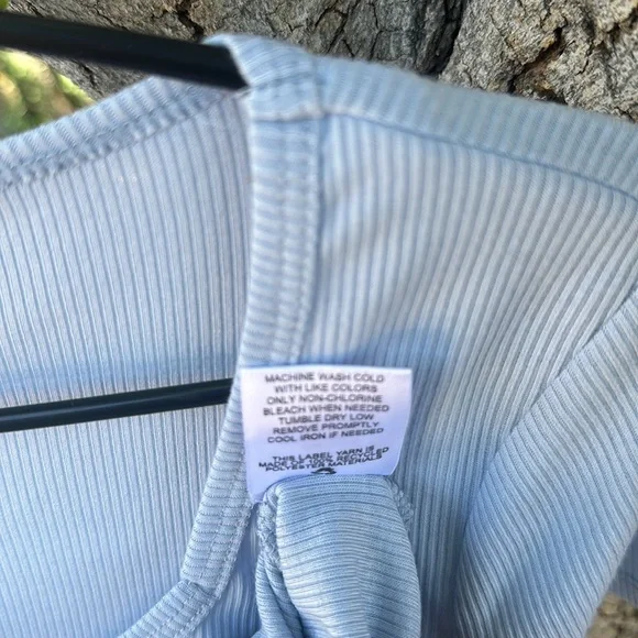 NWT Gorgeous Hippie Rose T-shirt, Size S, skylight blue - Picture 12 of 12